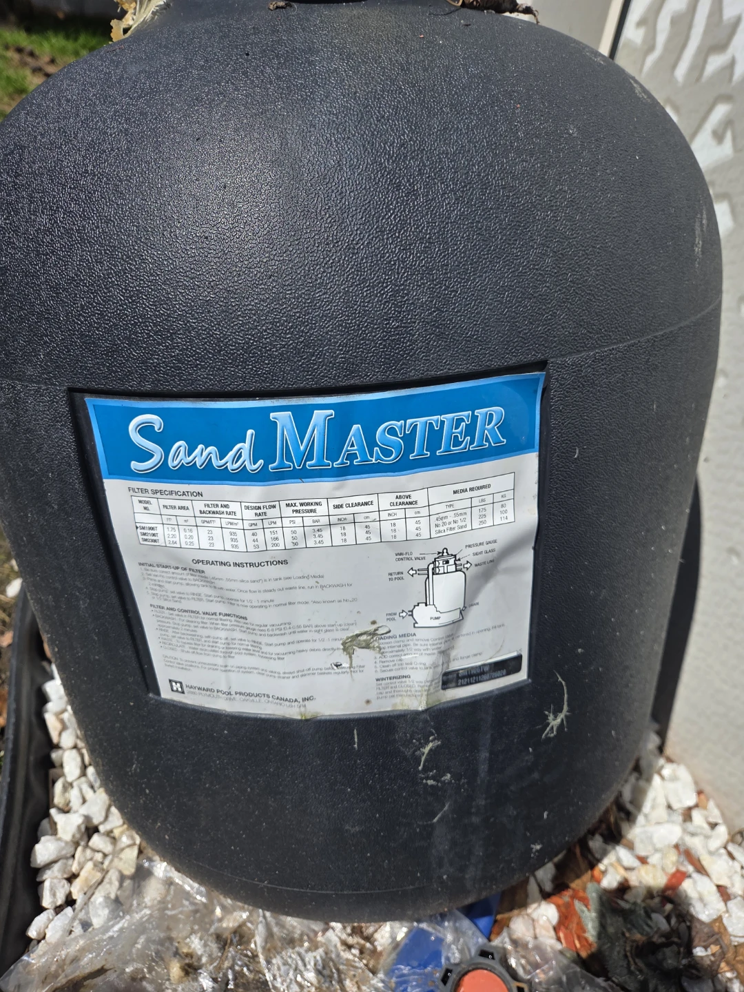 Hayward Sand Master Pool Filter System with PowerFlo Pump - photo 5