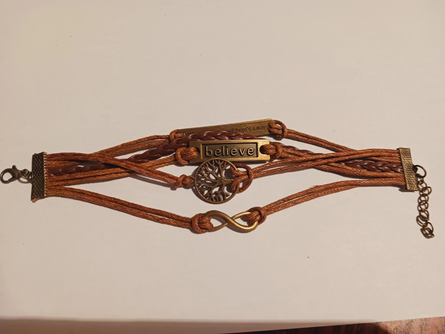 New !! "Believe ,Tree of Life, Infinity"  Cute Bracelet - photo 4