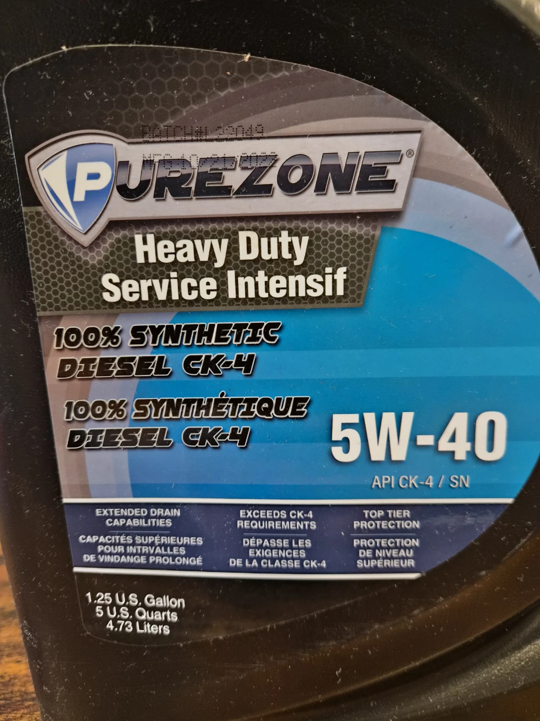 5W-40 Full Synthetic Heavy Duty Diesel Oil - photo 2