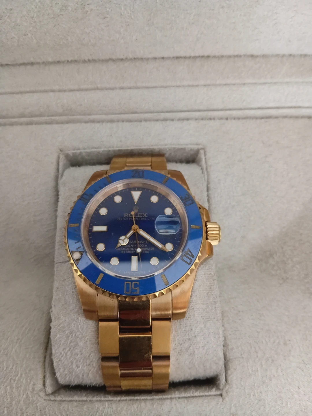 Rolex Submariner Date Watch - Gold/Blue - photo 2