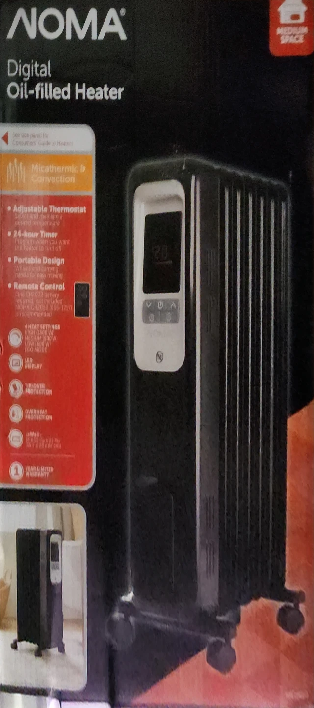 NOMA Digital Oil-filled Heater
