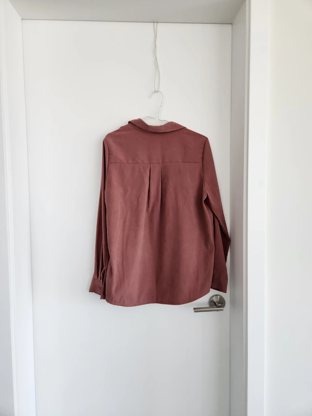 Women's Long Sleeve Button-Up Shirt - Dusty Mauve colour - photo 2