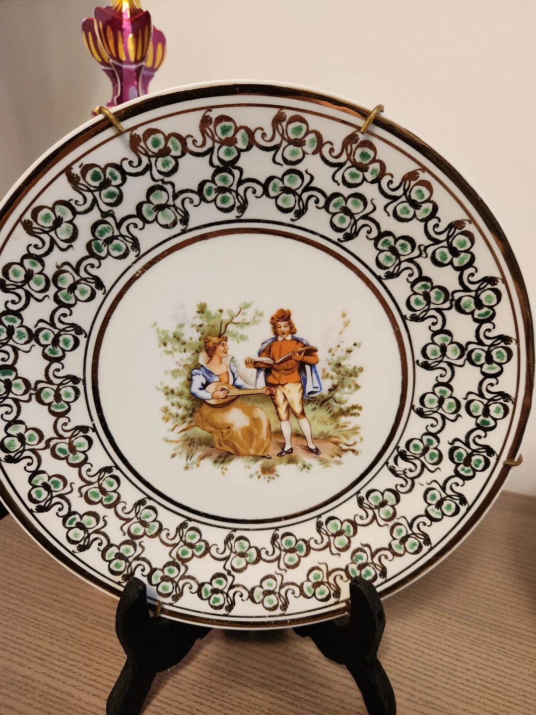 Decorative Plates with Scenic Prints - photo 2