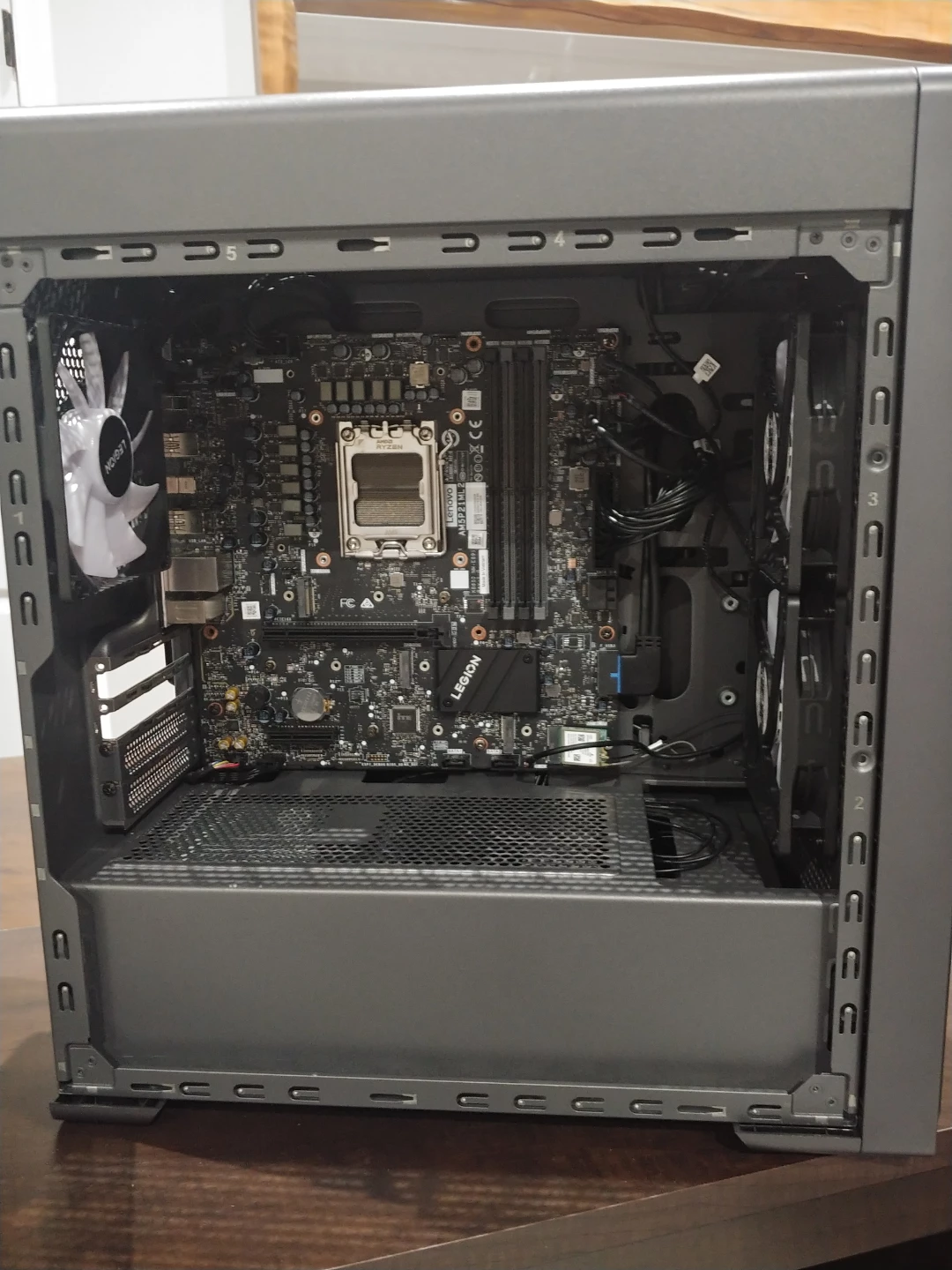 Lenovo Legion Gaming PC Case With AM5 motherboard and PSU