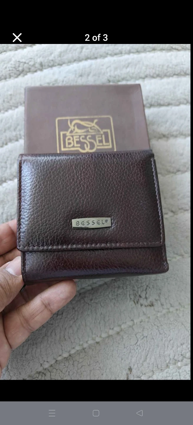 Genuine leather ladies wallet