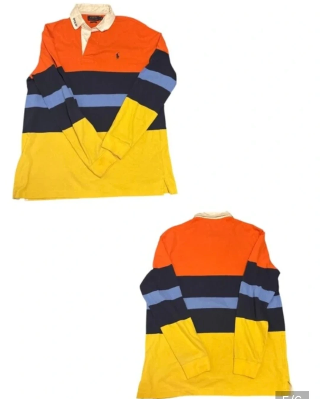 Polo Ralph Lauren The Iconic Rugby Shirt Striped Classic Large - photo 2