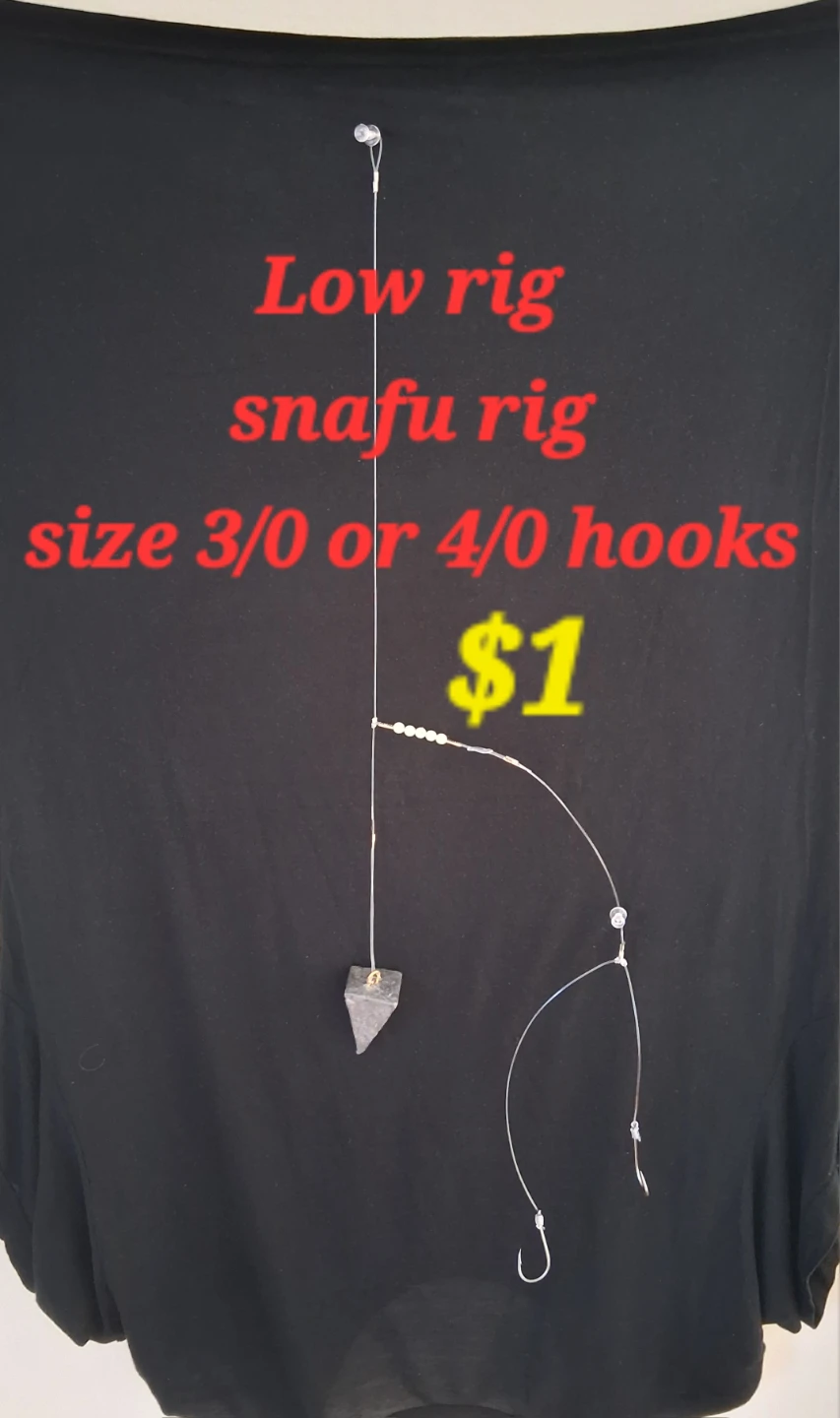 Low Rig Snafu Rig Fishing Set
