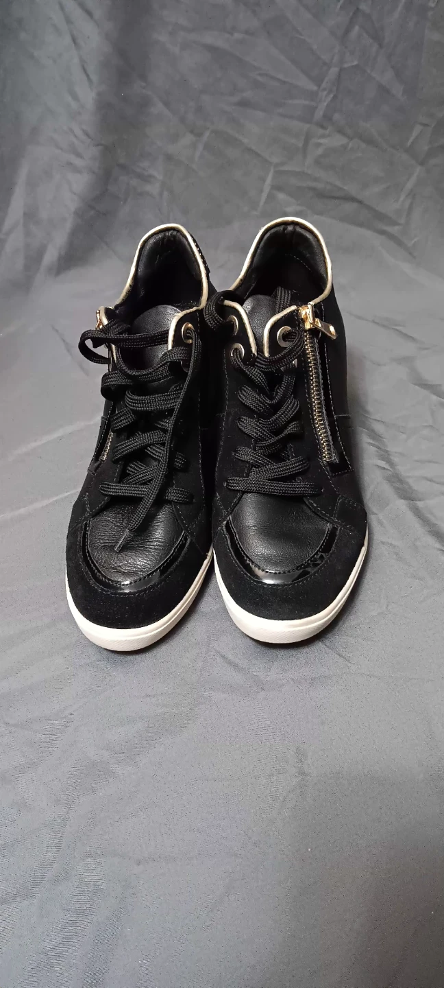 Geox Black Wedge Sneakers - photo 2