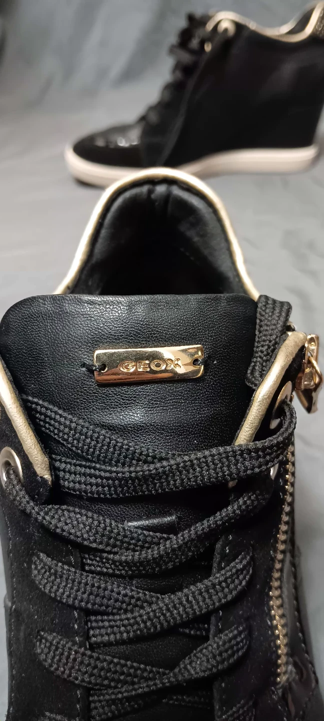 Geox Black Wedge Sneakers - photo 4