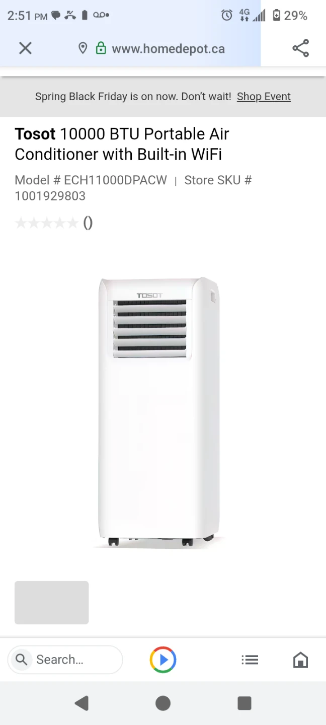 Tosot 10000 BTU Portable Air Conditioner with WiFi 🌱 - photo 4