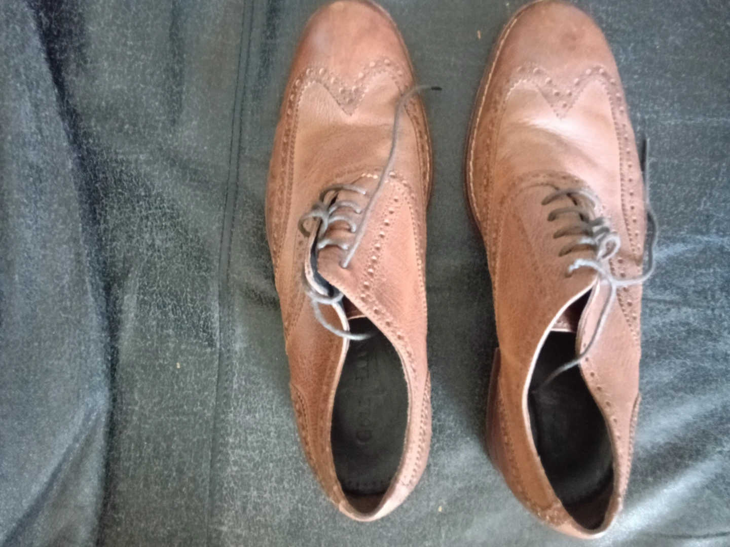 Cole Haan Brown Leather Wingtip Oxford Shoes - photo 3