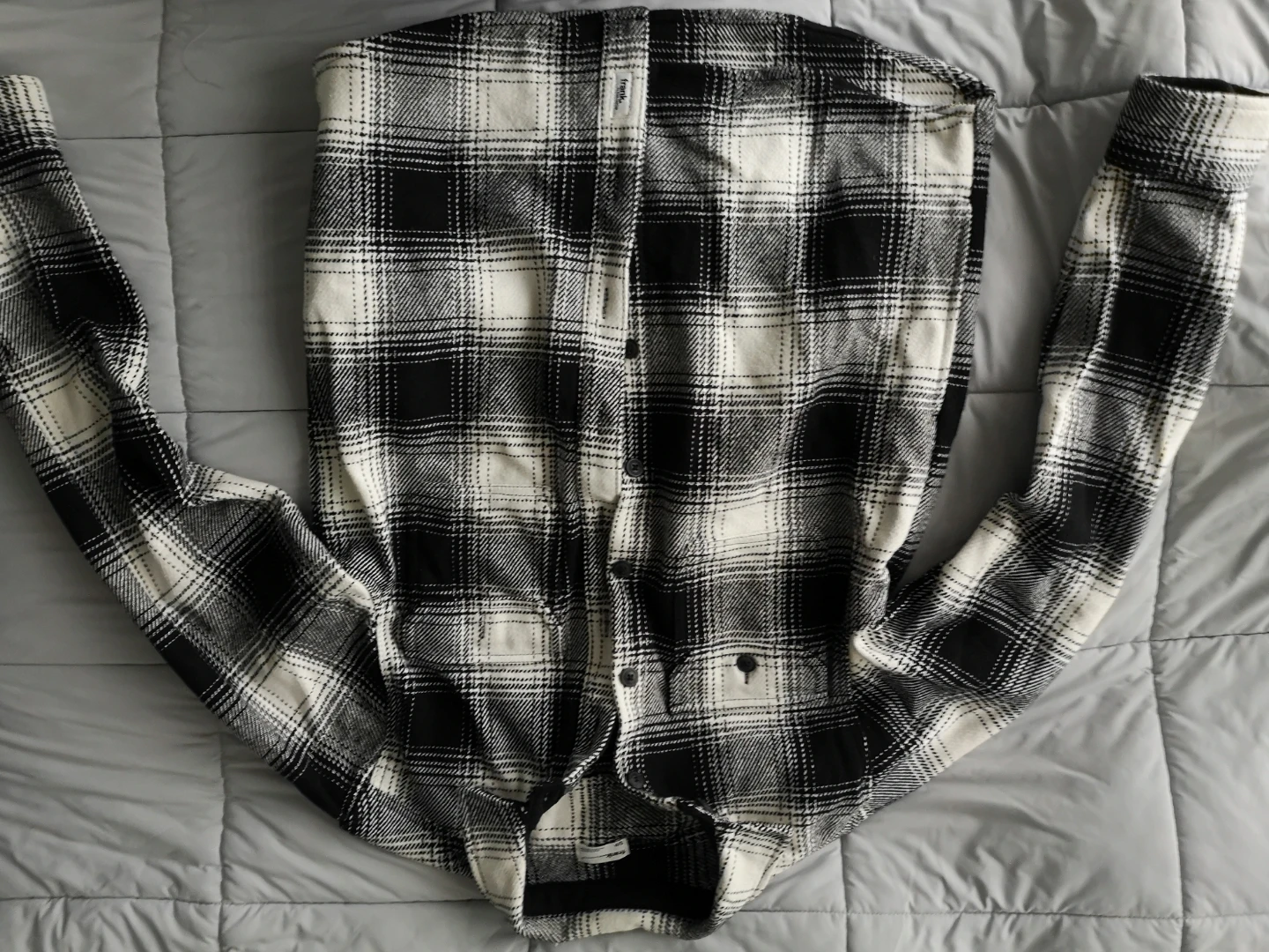 Frank And Oak Plaid Flannel Shirt Size S/P