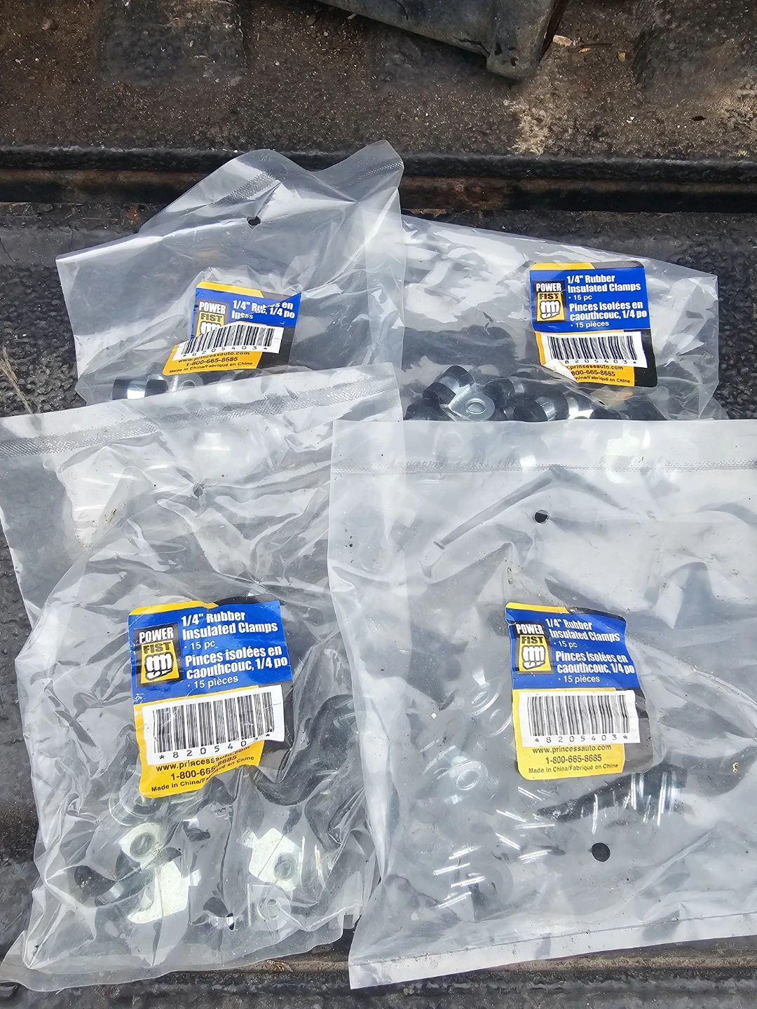 POWER FIST Rubber Insulated Clamps (Various Sizes)