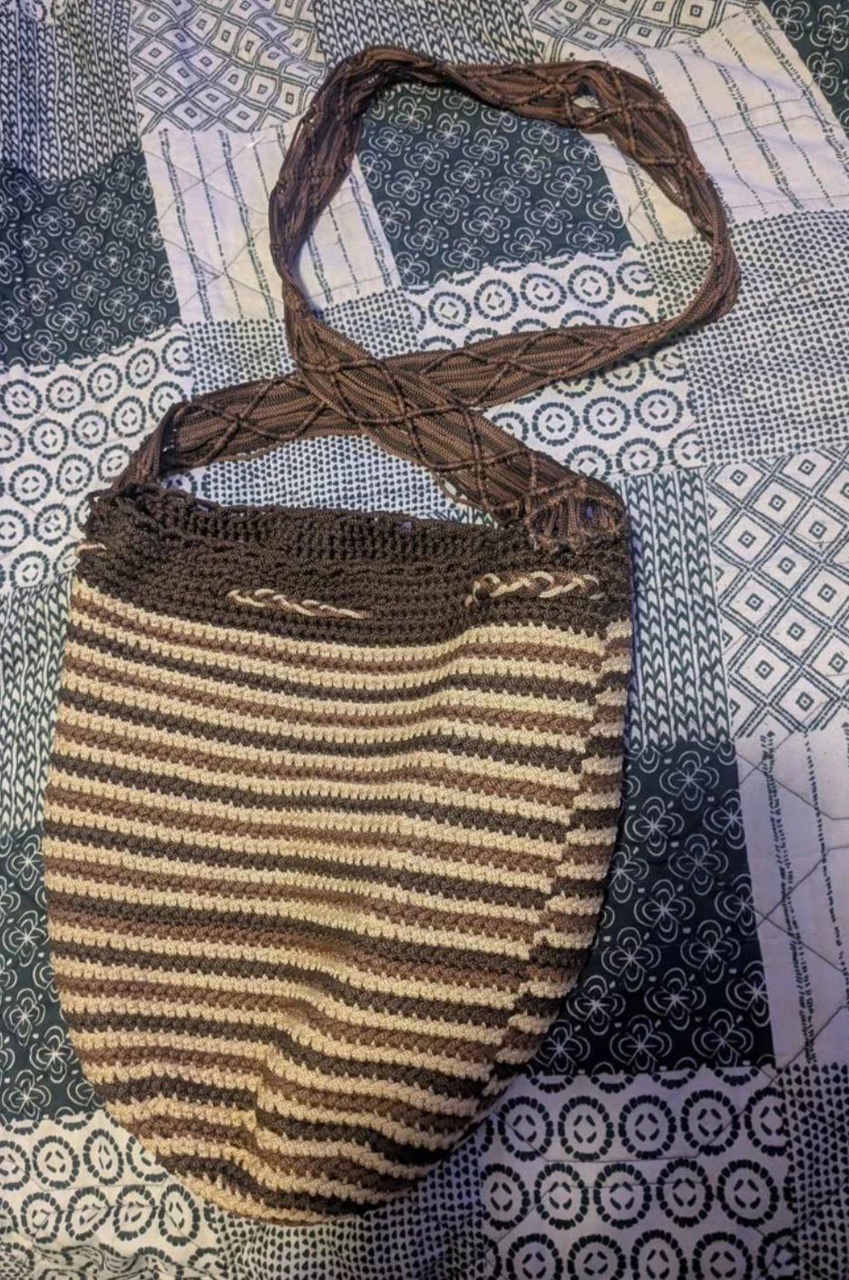 Brown Croquet Purse
