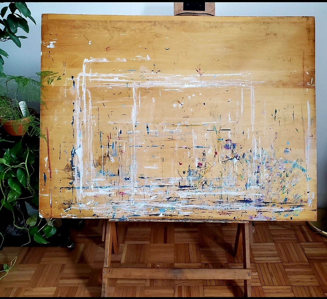 Vintage art / drafting table