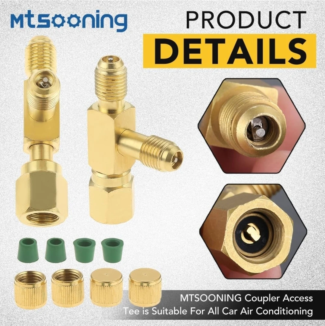 1/4" SAE Flare Quick Coupler Access Tee Adapter - photo 3