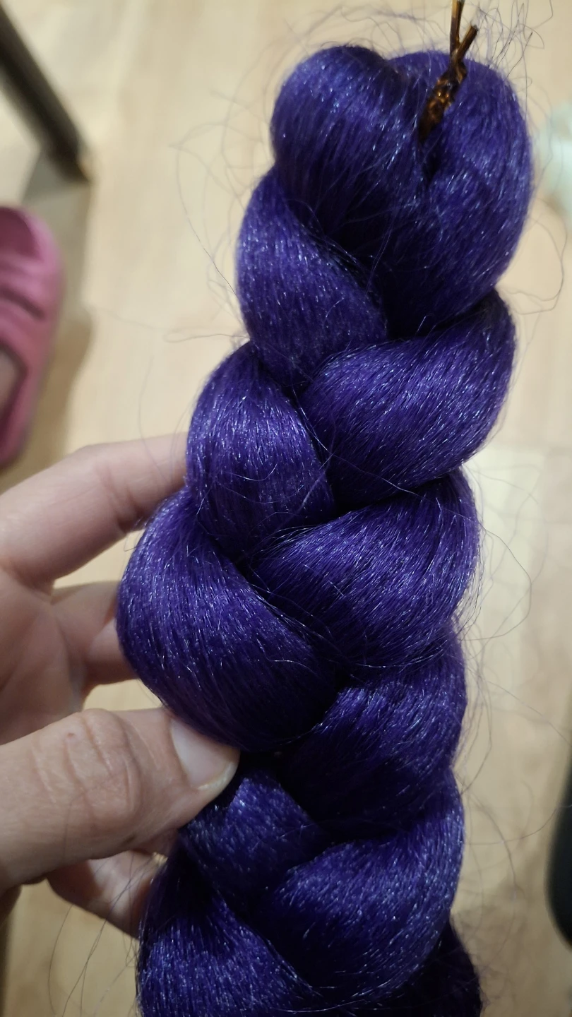 Purple Braiding Hair Extensions