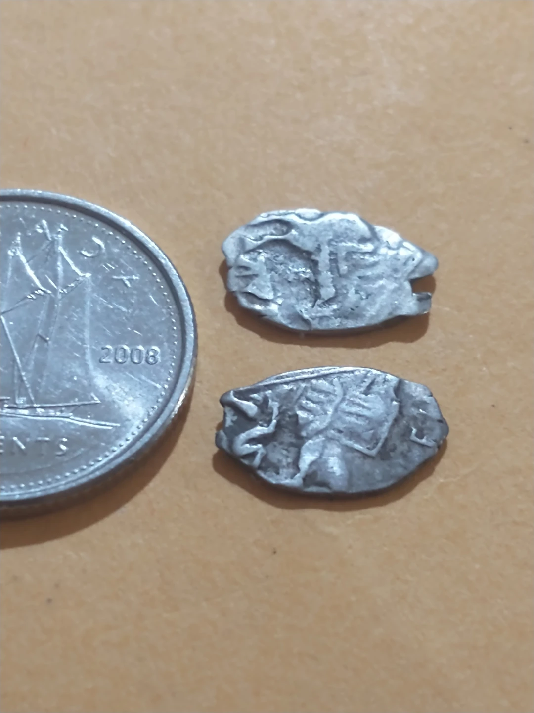 Two antique coins, silver colored - photo 3