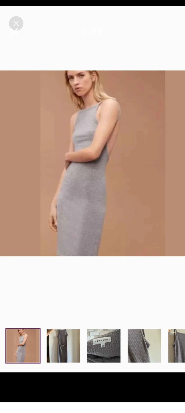 Aritzia Backless Midi Dress - size S - photo 2