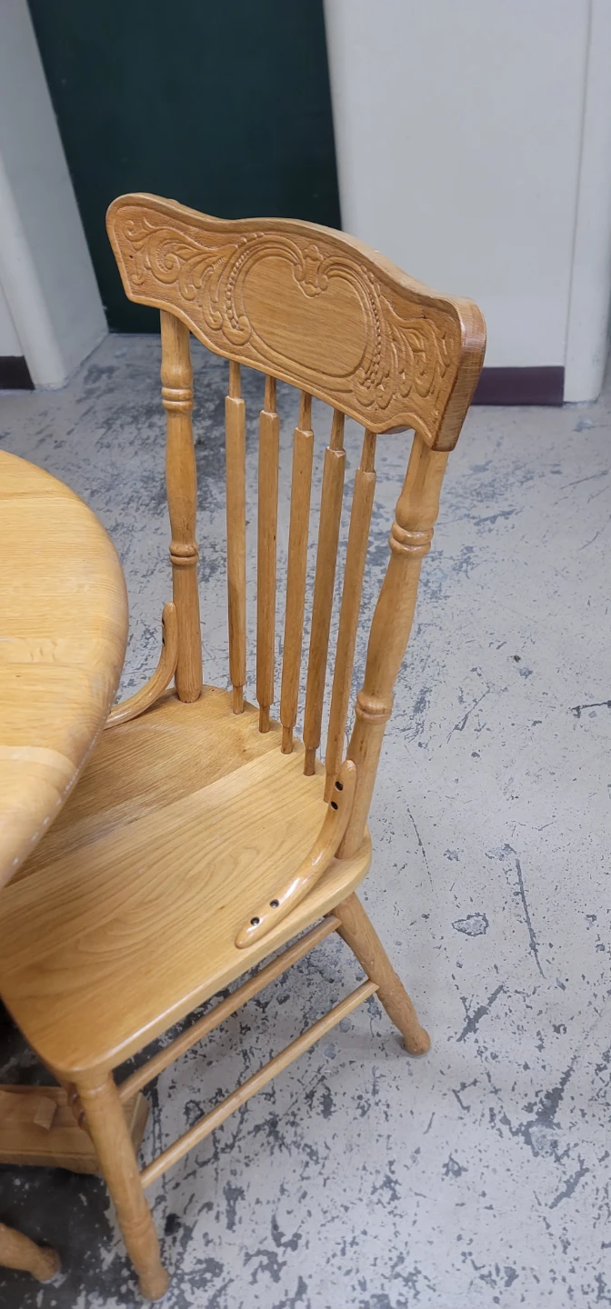 Wooden Dining Table Set with 4 Chairs - photo 3