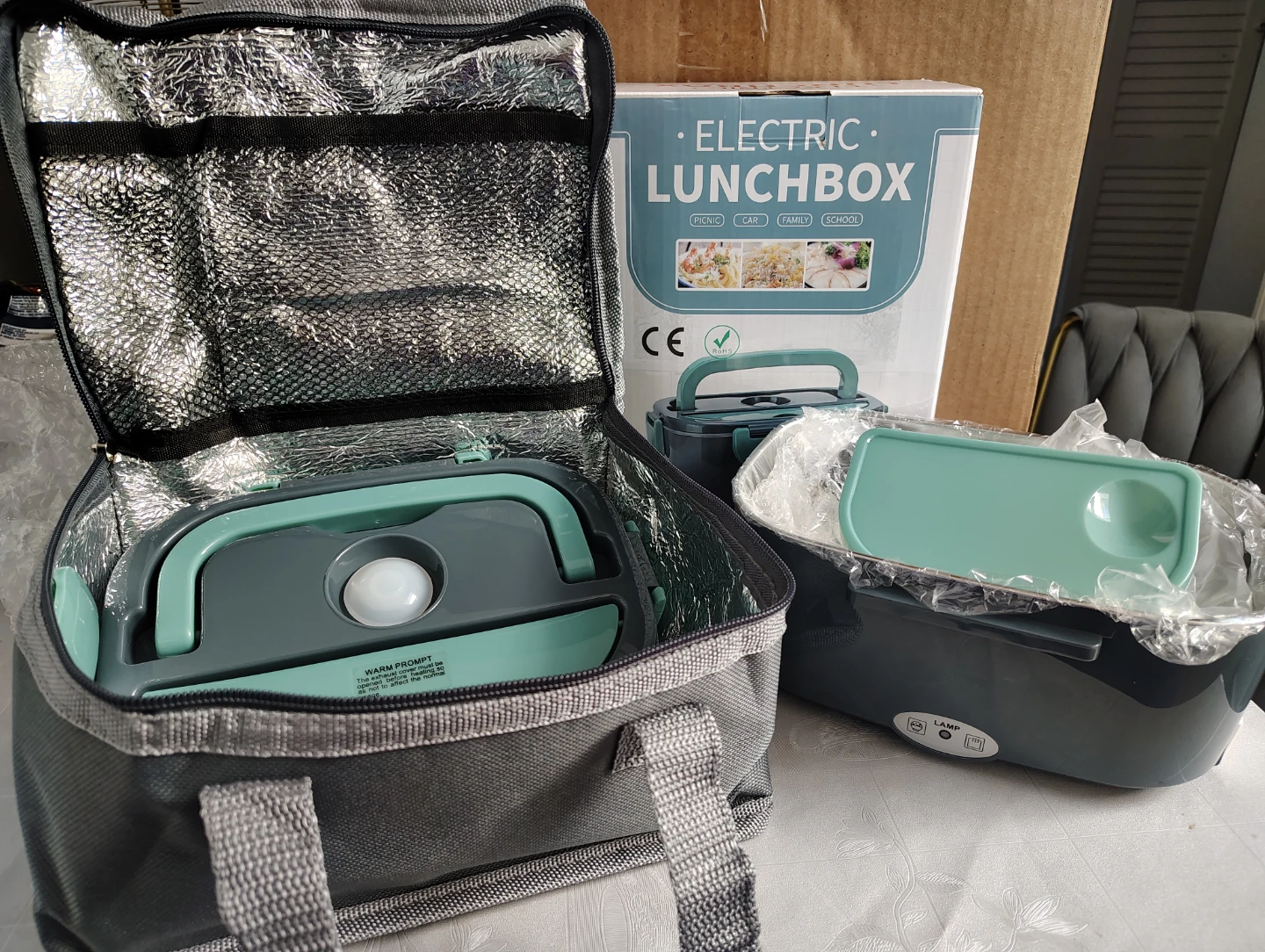 Electric Lunchbox with Insulated Bag