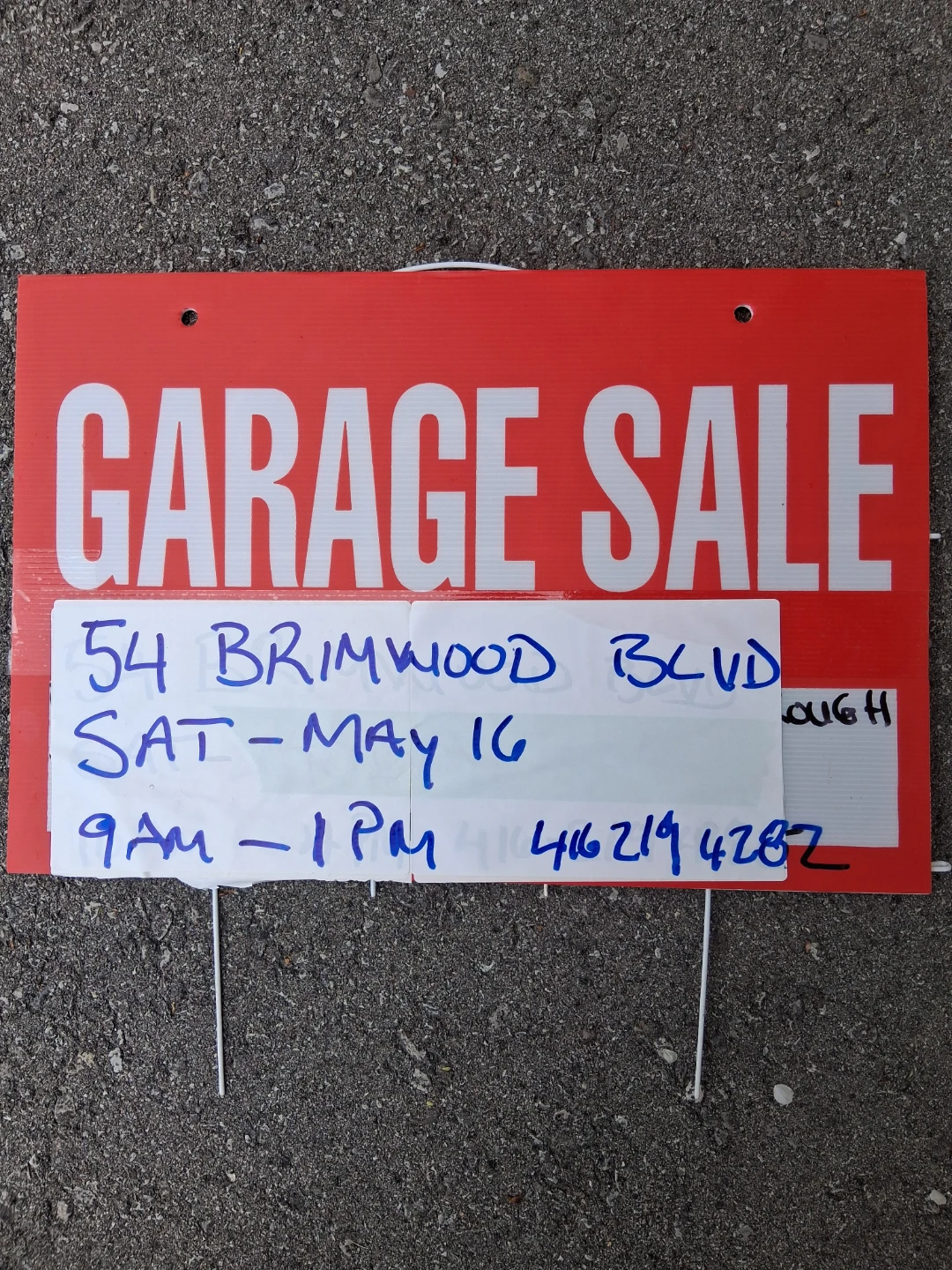 Garage Sale - 54 Brimmwood Blvd