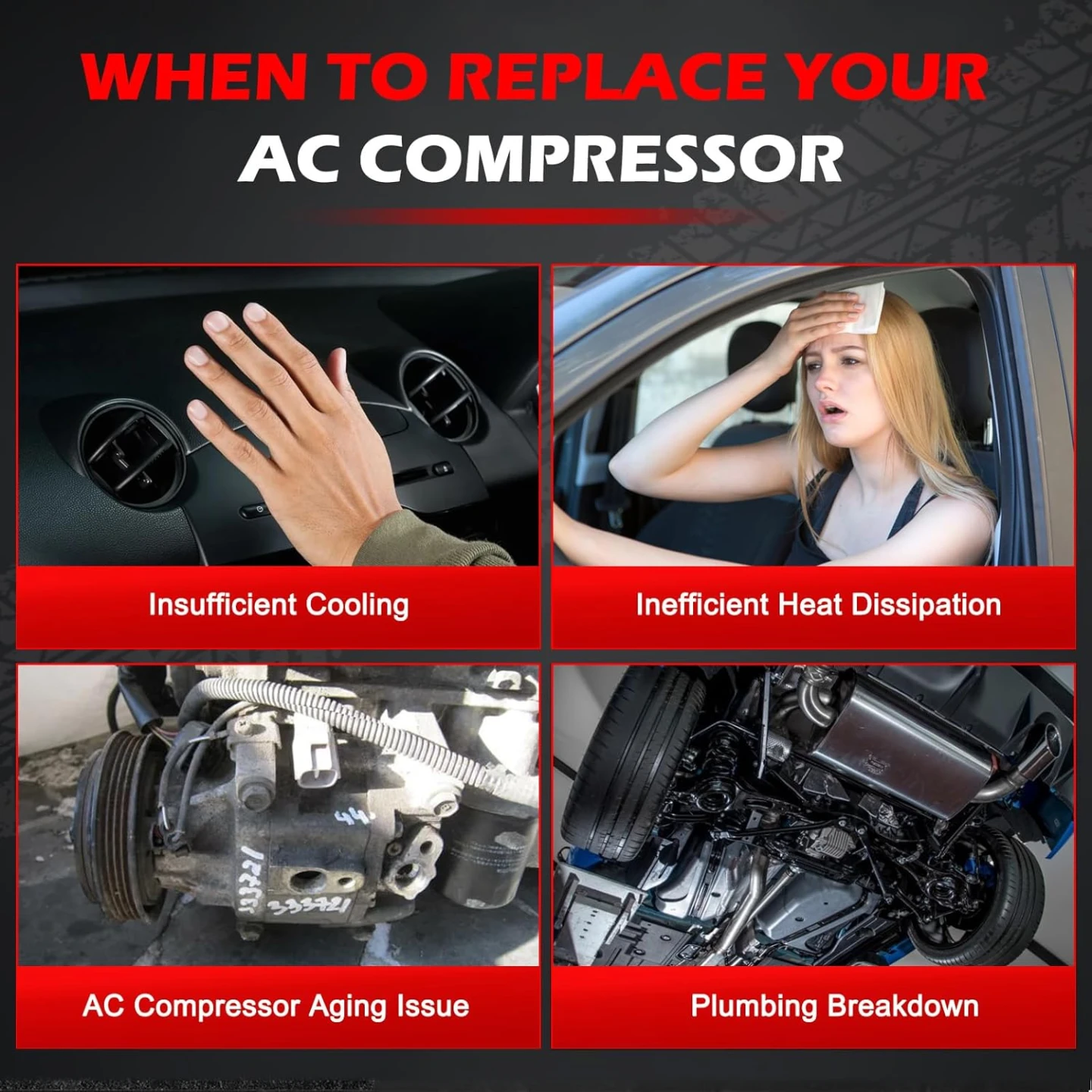 AC Compressor for Honda CR-V RDX - photo 5