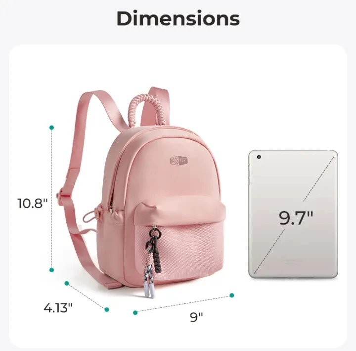 BAGSMART Mini Backpack - Black - photo 3