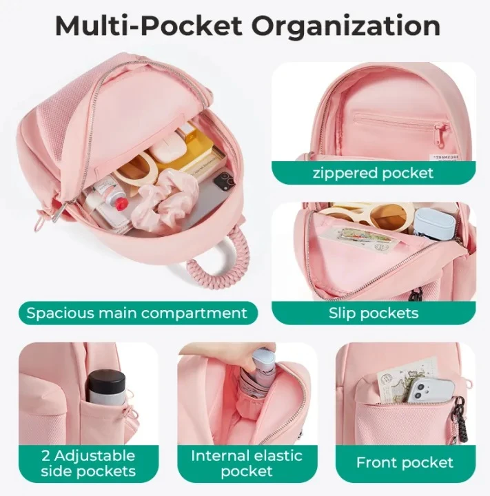 BAGSMART Mini Backpack - Black - photo 4