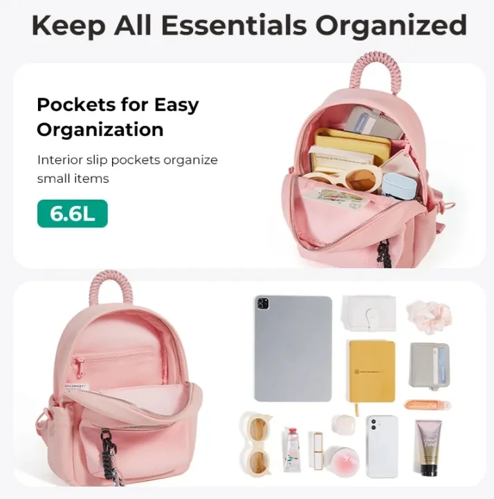 BAGSMART Mini Backpack - Black - photo 5