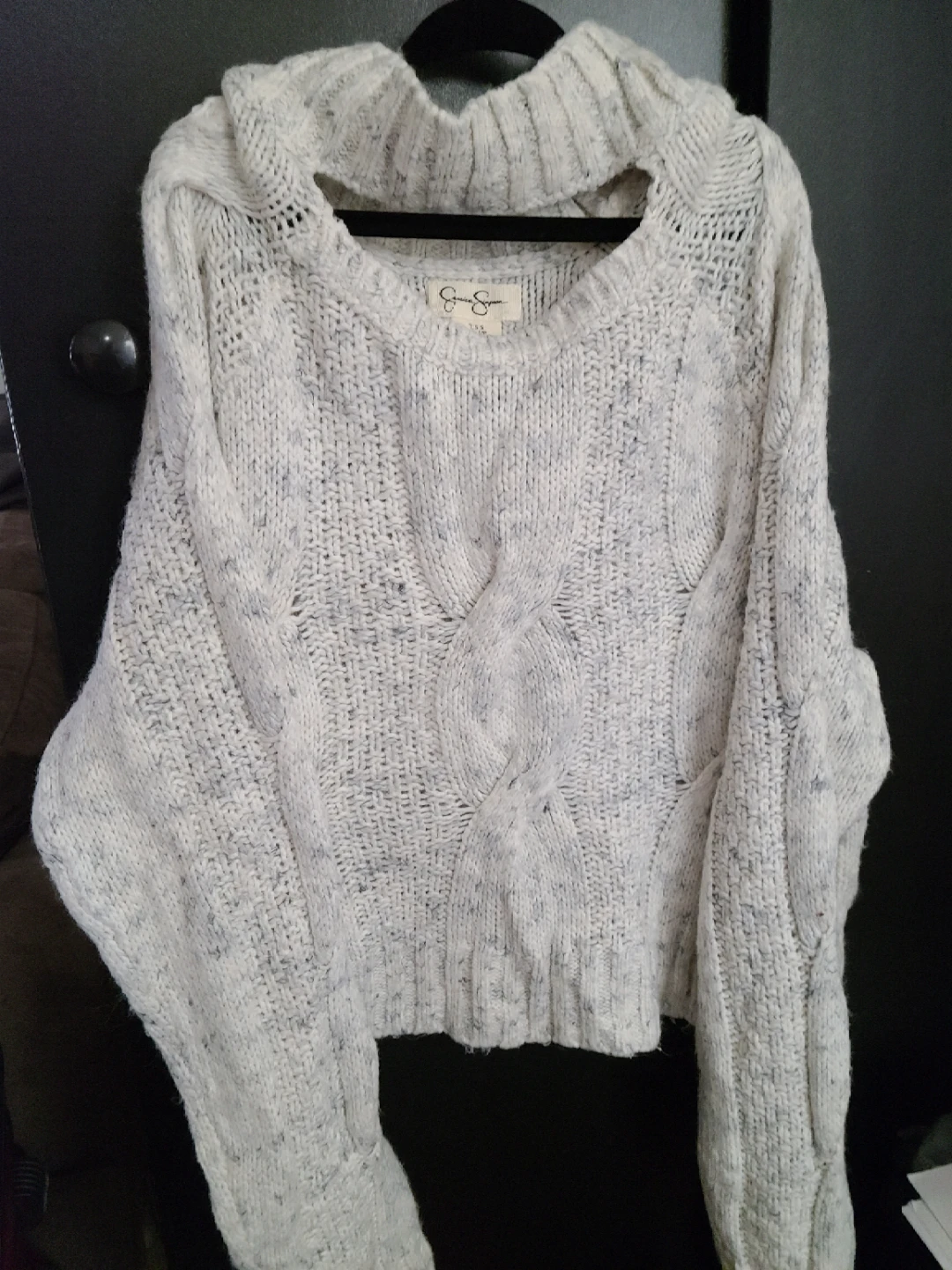 Jessica Simpson Women's Cable Knit Sweater - Size S