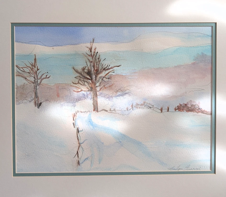 Vintage Original Signed Watercolour - photo 2