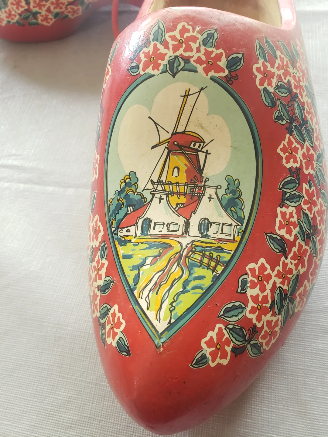 Red Wooden Clogs Holland Souvenir Size 37/38 - photo 3