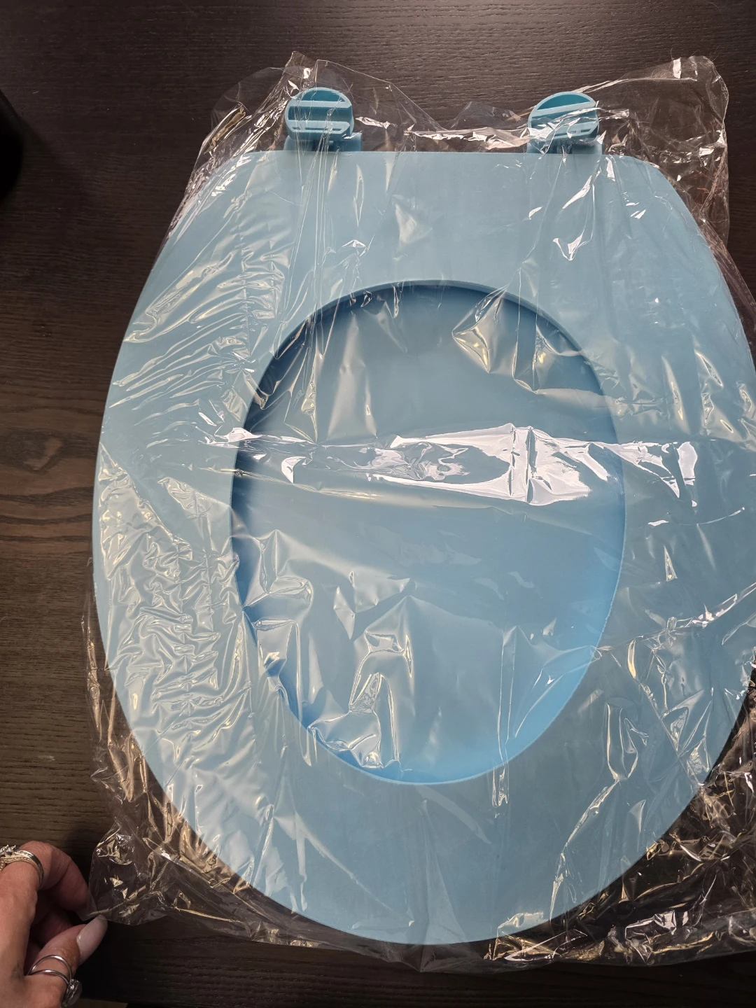 Light Blue Toilet Seat - photo 2