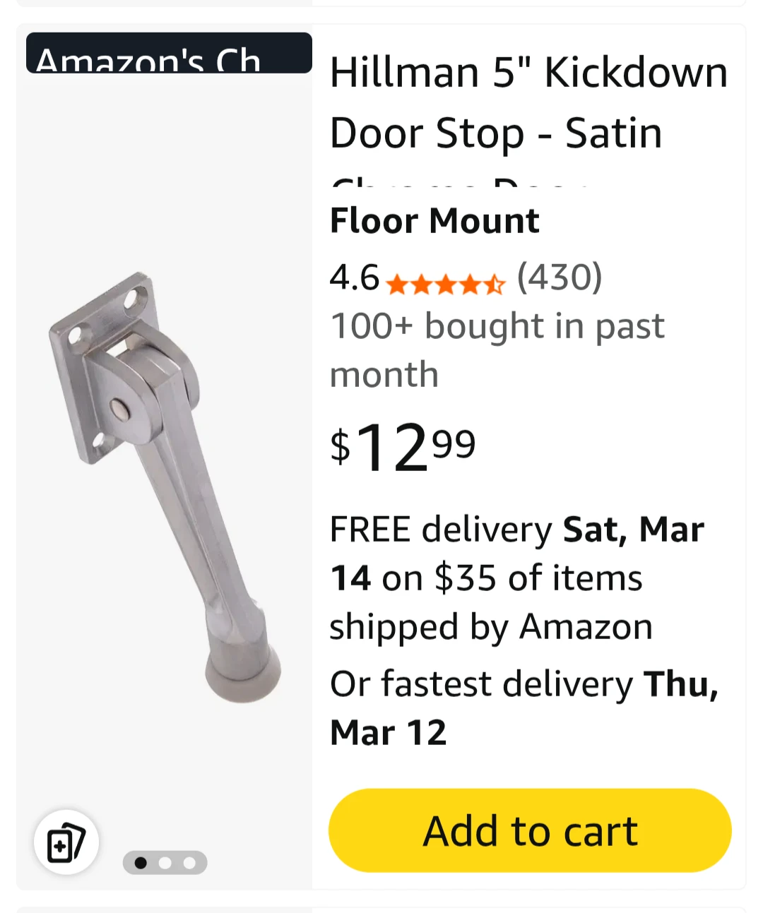 KICKDOWN DOOR STOP - photo 4