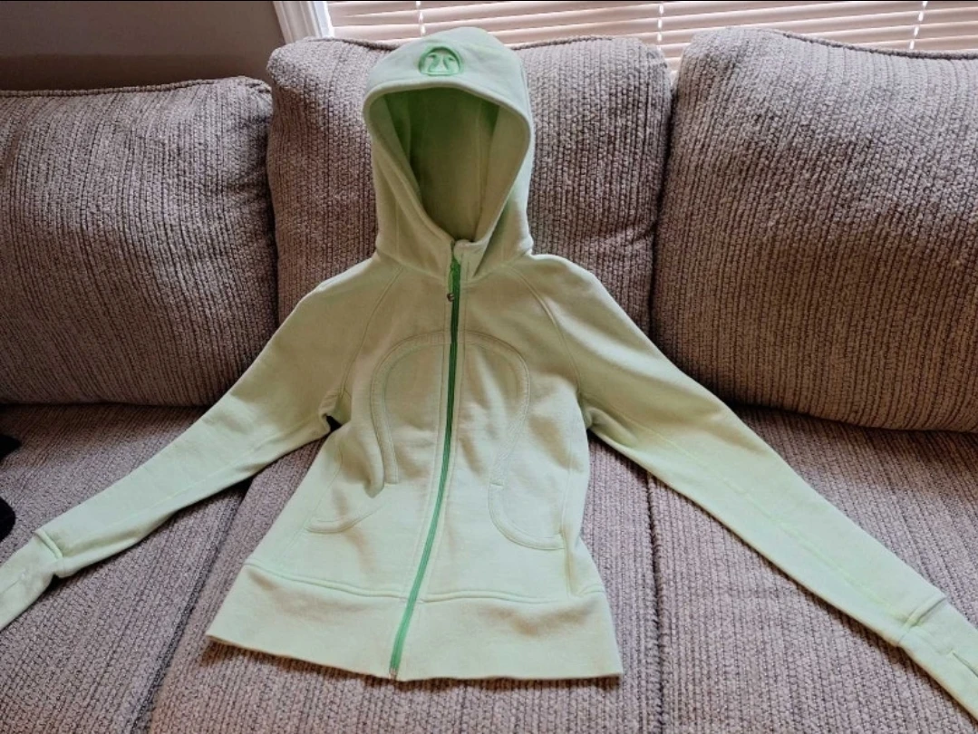 Lululemon Light Green Scuba Hoodie