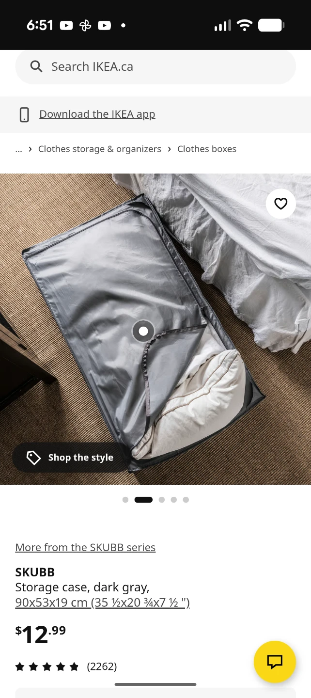 IKEA SKUBB Clothes Boxes (Set of 2) - photo 3