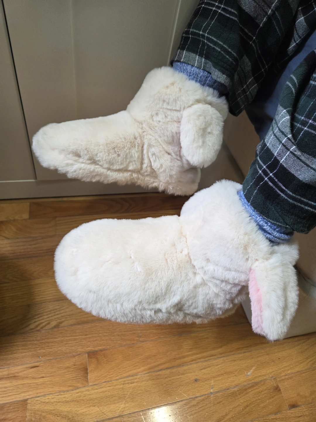 Fuzzy Bunny Slippers
