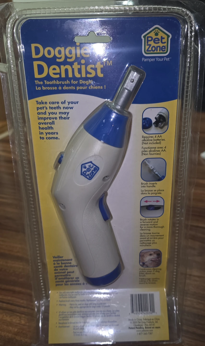 Pet Zone Doggie Dentist Toothbrush for Dogs