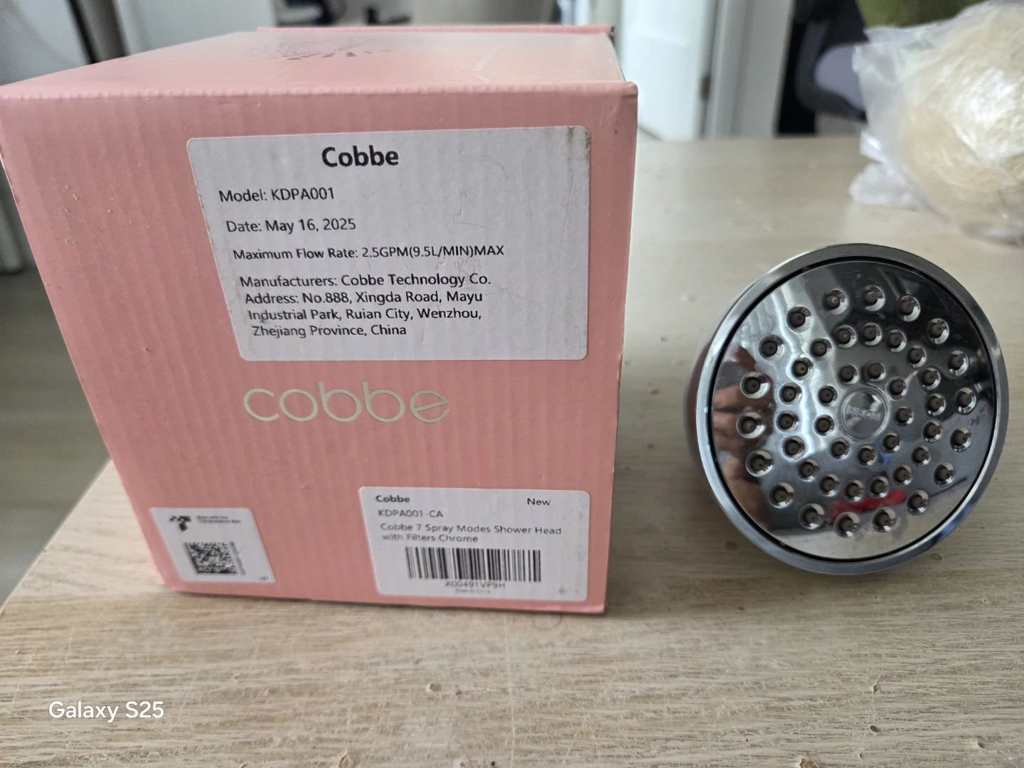 Cobbe Model KDPA001 Shower Head with Filters - Chrome - photo 3