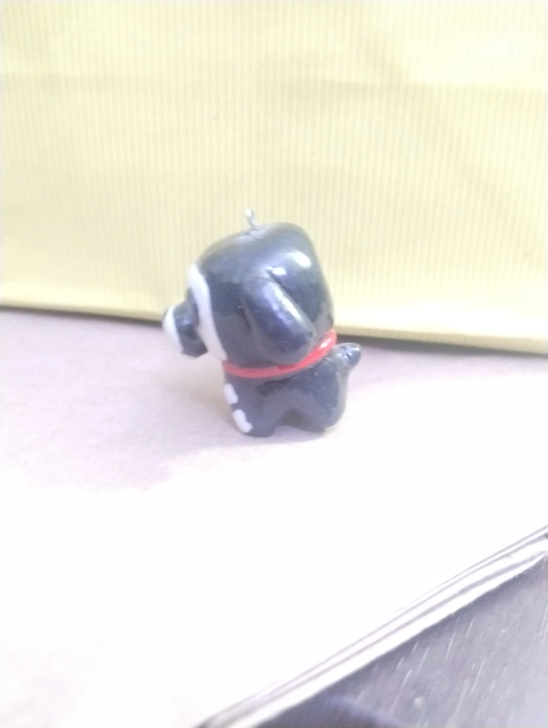 Black and White Dog Figurine - photo 2
