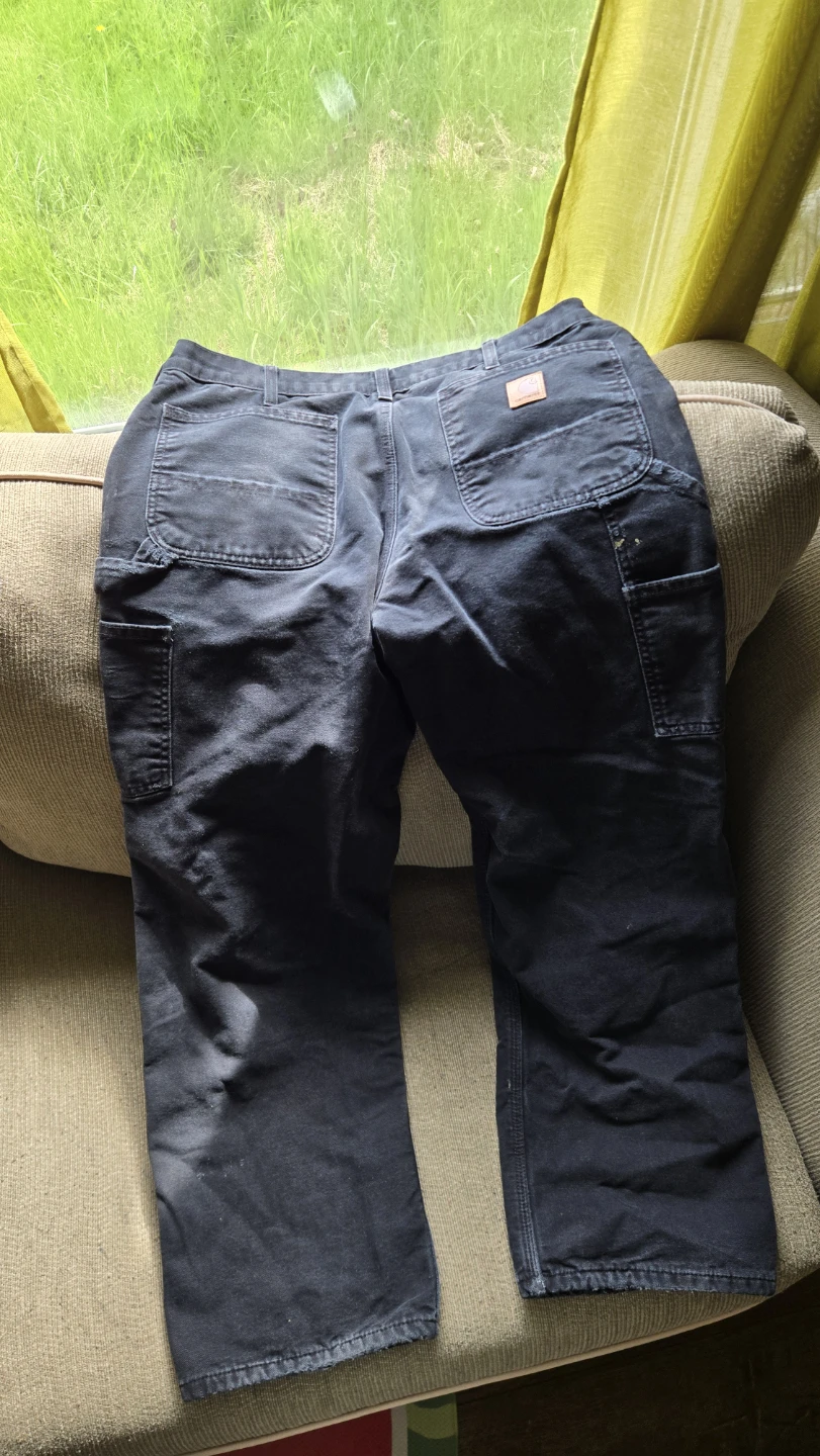 Carhartt B111-BLK Original Fit Work Pants - Black, Size 34x30 - photo 2