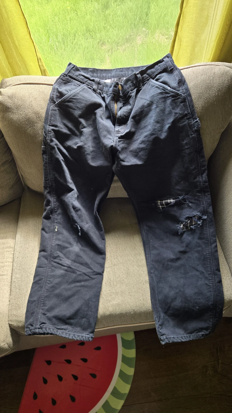Carhartt B111-BLK Original Fit Work Pants - Black, Size 34x30 - photo 3