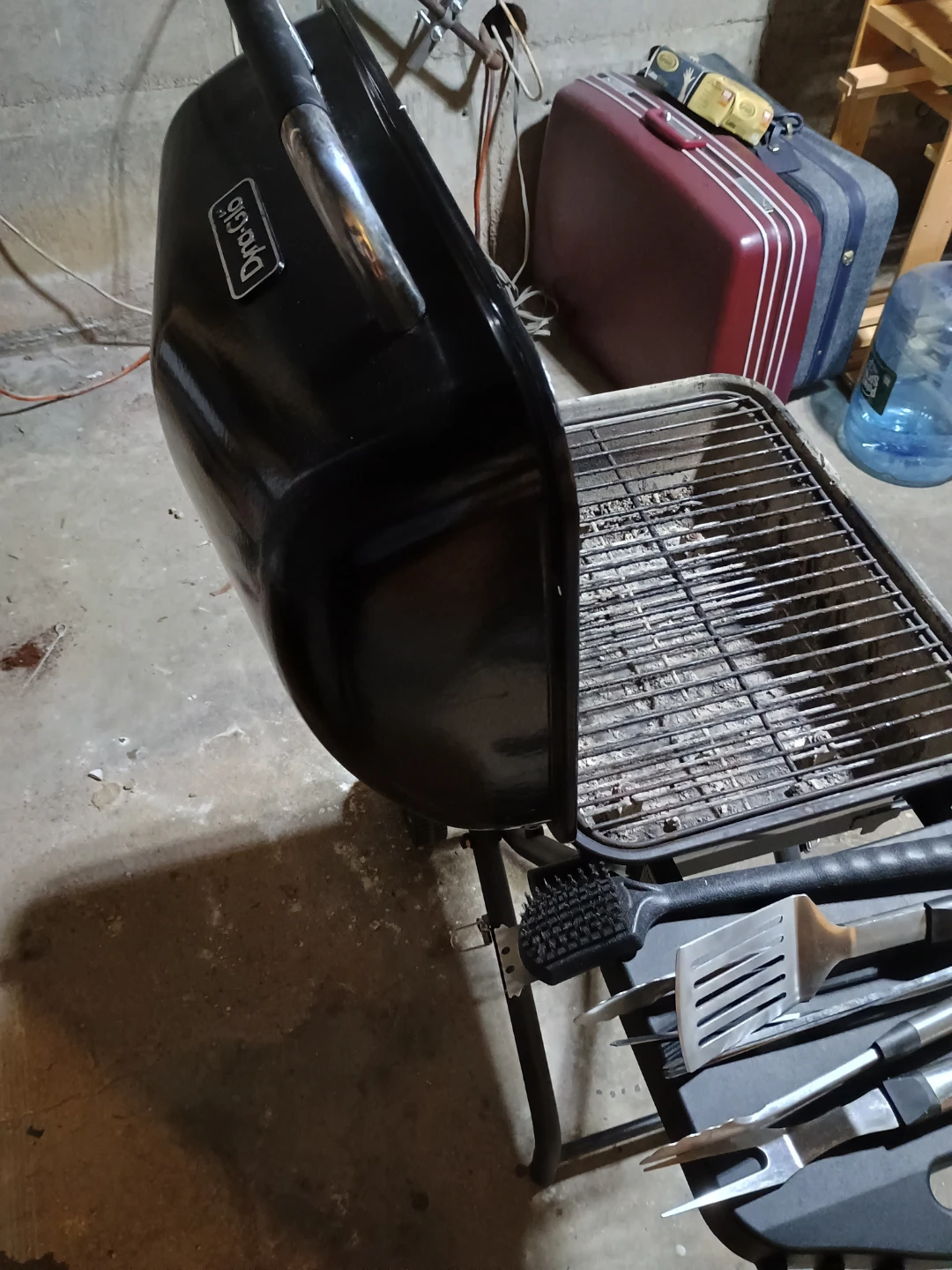 Dyna-Glo Portable Charcoal Grill with Utensils and Charcoal - photo 5