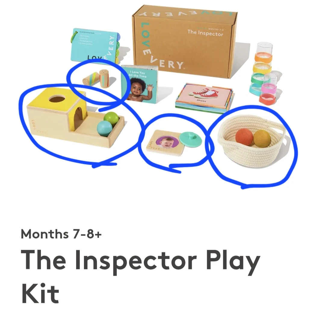 Lovevery Montessori Toy Baby Play Kit Set 5 months to 18+ - photo 3