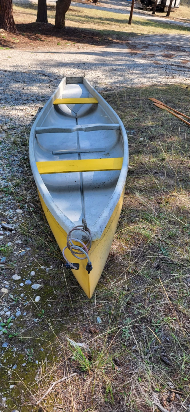Fiberglass Freighter Canoe