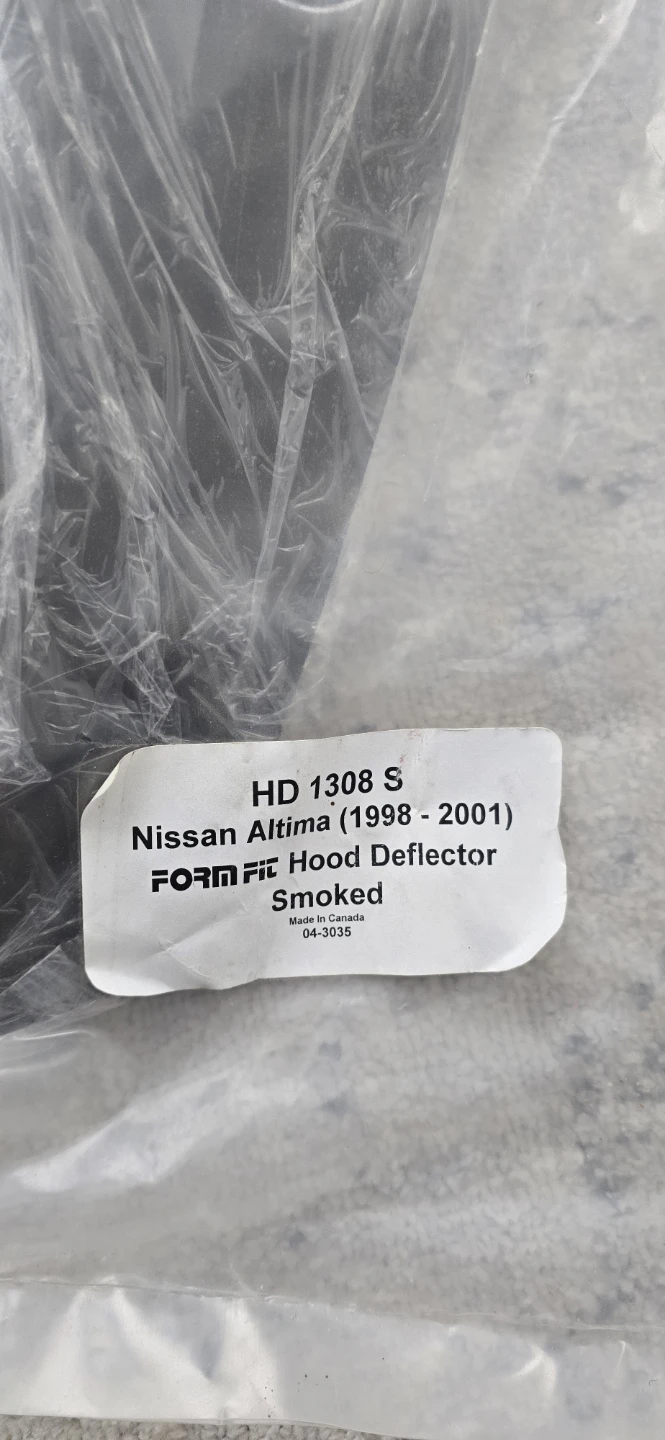 FormFit Hood Deflector for Nissan Altima (1998-2001) - Smoked - photo 3