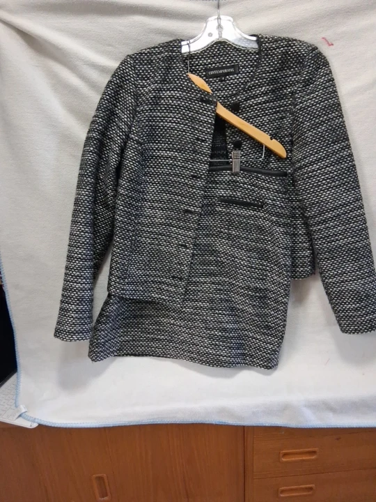 Contemporaine Tweed Jacket and Skirt Set Size 8