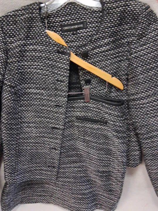 Contemporaine Tweed Jacket and Skirt Set Size 8 - photo 5
