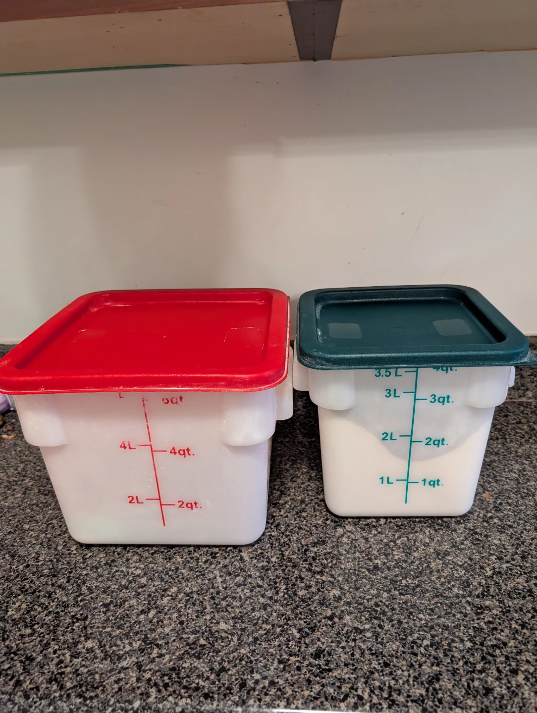 2 Food Storage Containers with Lids